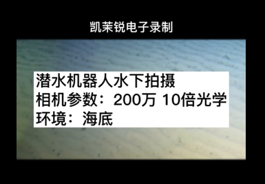  潛水機器人水下拍攝